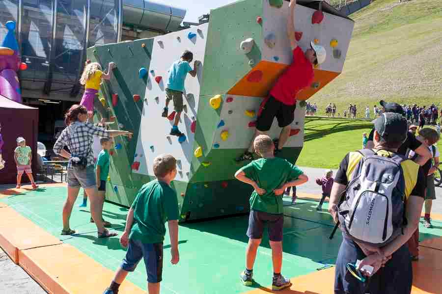 Mobiler Boulderblock